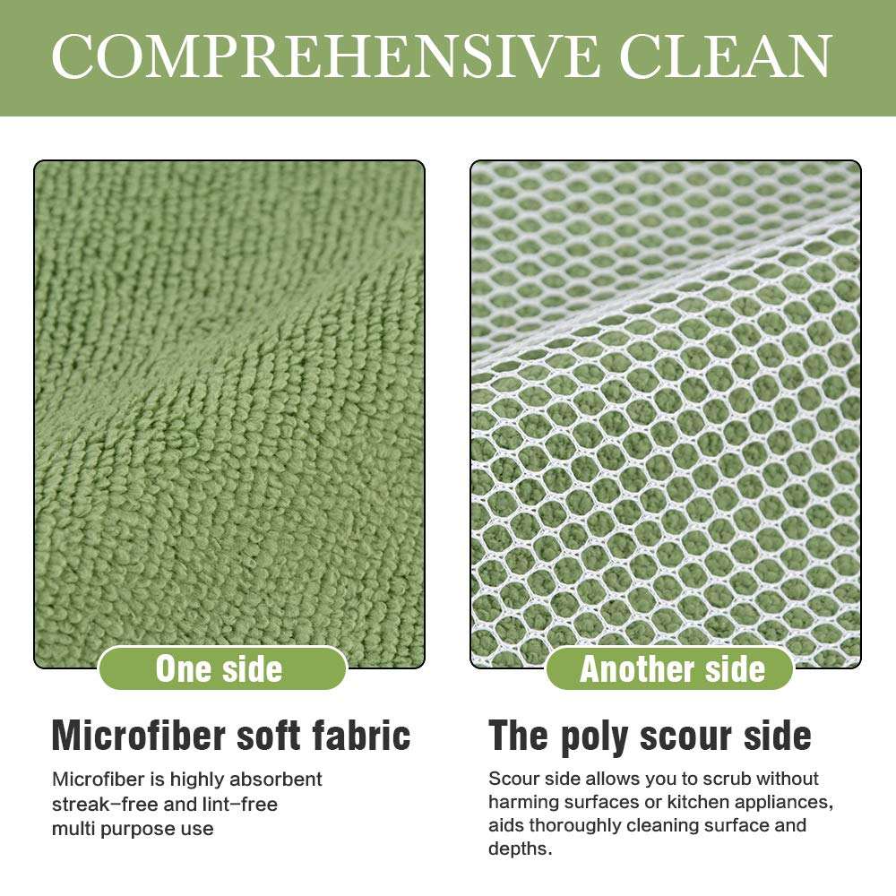 Tricol microfiber mesh cleaning cloth Car Bumpers Cleaning Cloths details washing quick dry Used Clothes
