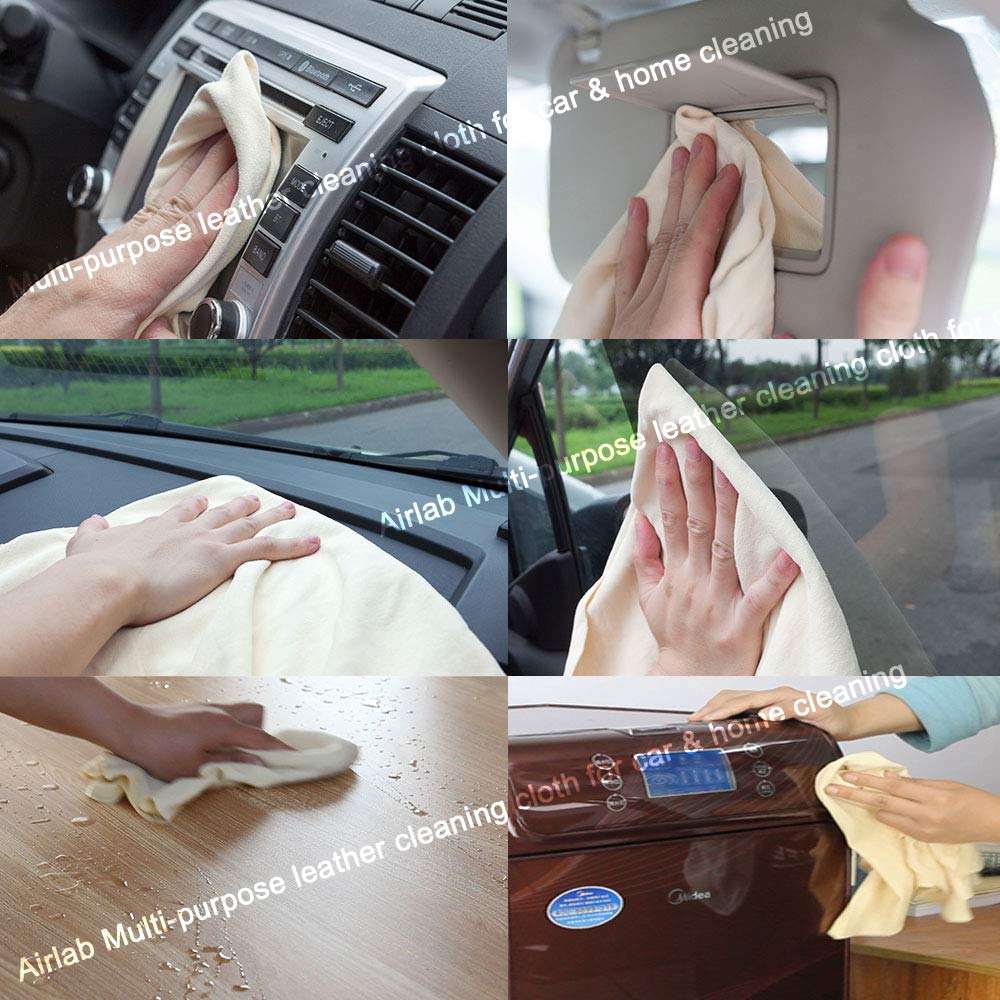 100*70cm Chamois Cloth for Car Drying Towel Natural Shammy Towel Real Leather Washing Cloth Cleaning Towel Car Wipes