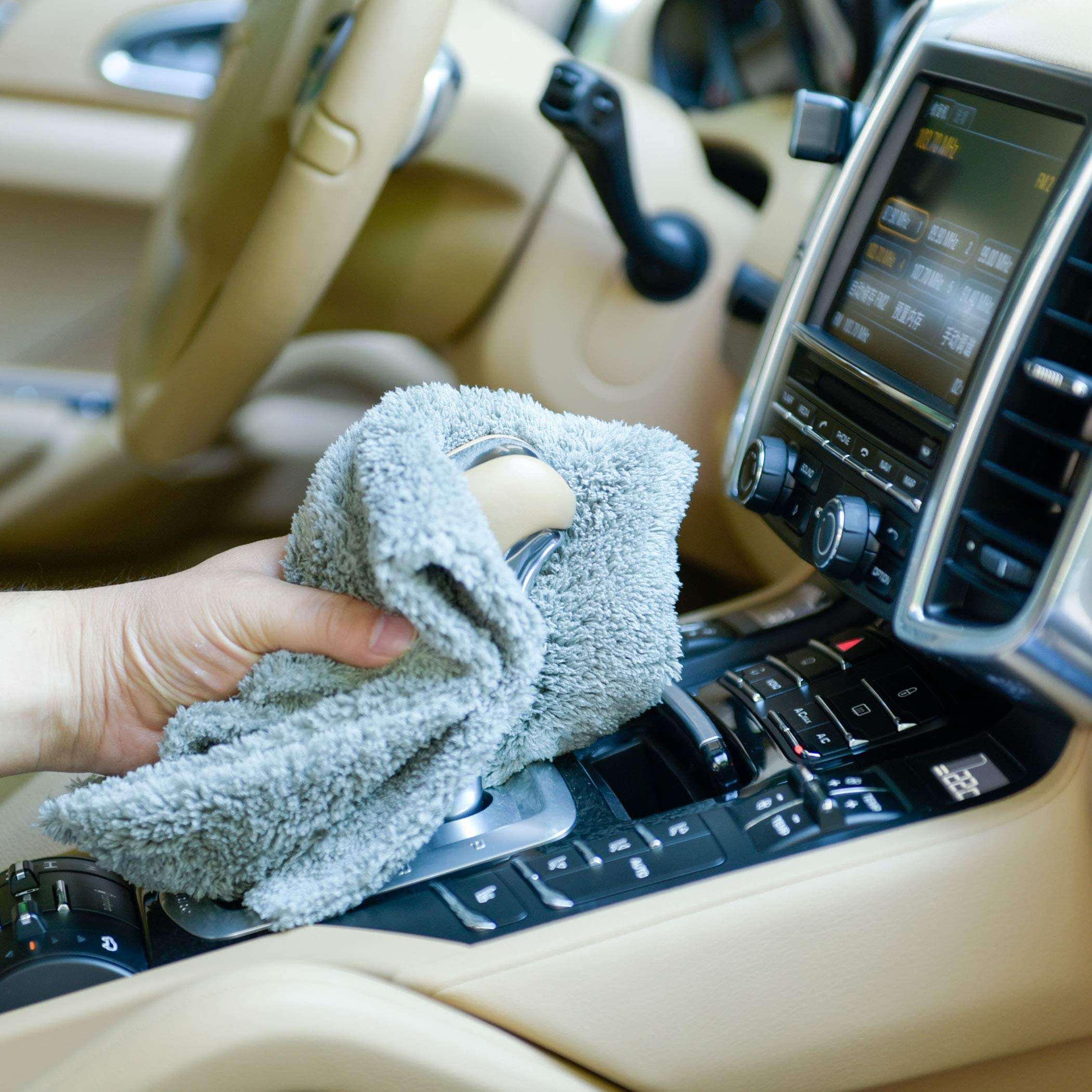 Car Detailing Water Absorbing Cutting Edge Absorbent Coral Fleece Cleaning Edgeless Microfiber 600Gsm Washing Cloth Drying Towel