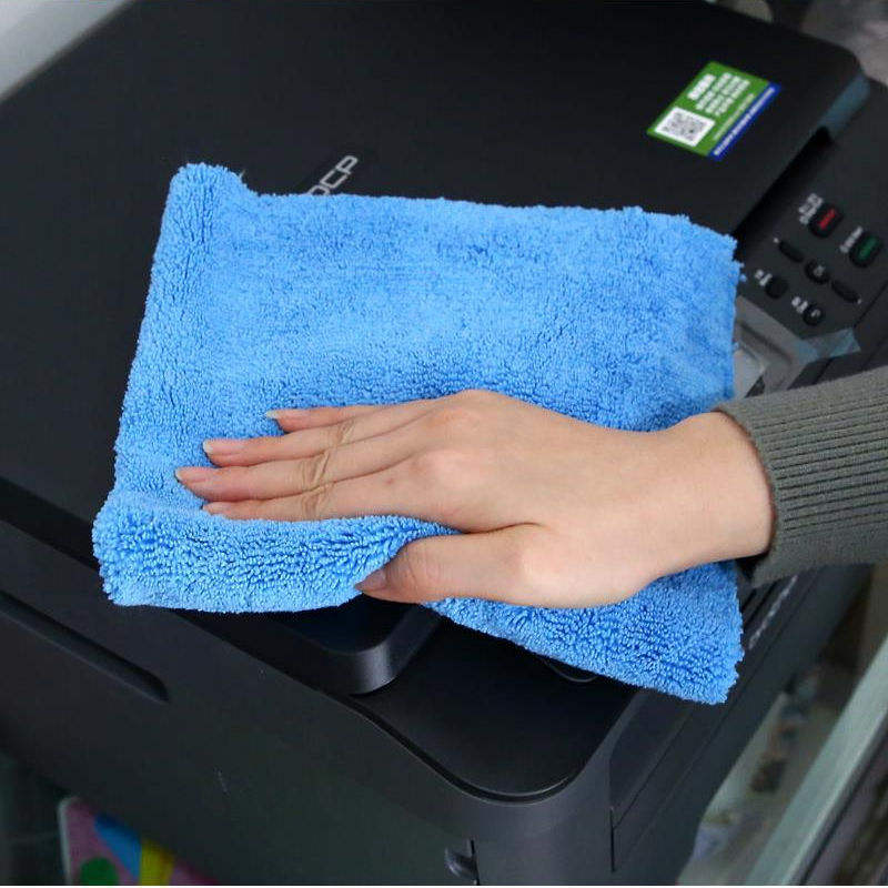 Custom Microfiber Towel Car House Cleaning Cloth Reusable Rags Absorbent Window Kitchen Microfiber Cleaning Cloth Towel