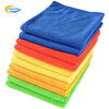 Custom Microfiber Cleaning Cloth Absorbent Long And Short Pile 40*40cm Edgeless Car Wash Towel Rags Kitchen Towel