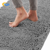Bath Rug Thick Soft Absorbent Chenille Rubber Backing Microfiber Mats Machine Washable Rugs for Bathmat Accessories Decor