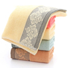 Soft Twist Face Towel Frozen Jacquard Cotton Beach Towel Solid Pattern for Home Bathroom or Outdoor Use for Christmas