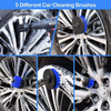 Pexmientas 26PCS Car Care Cleanings Car Detailing Brush Drill Washing Brush Set Buffing Sponge Pads Car Cleaning Tools Kit