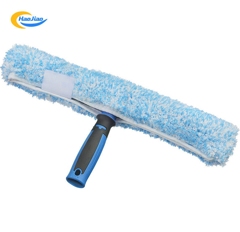 Microfiber Window Cleaning Combo Squeegee Professional for window Cleaning with Refill 10"