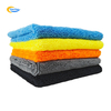 16X16 Inch 400gsm Edgeless Microfiber Cleaning Cloth Long And Short Pile Microfiber Towel For Car Wash/Cleaning