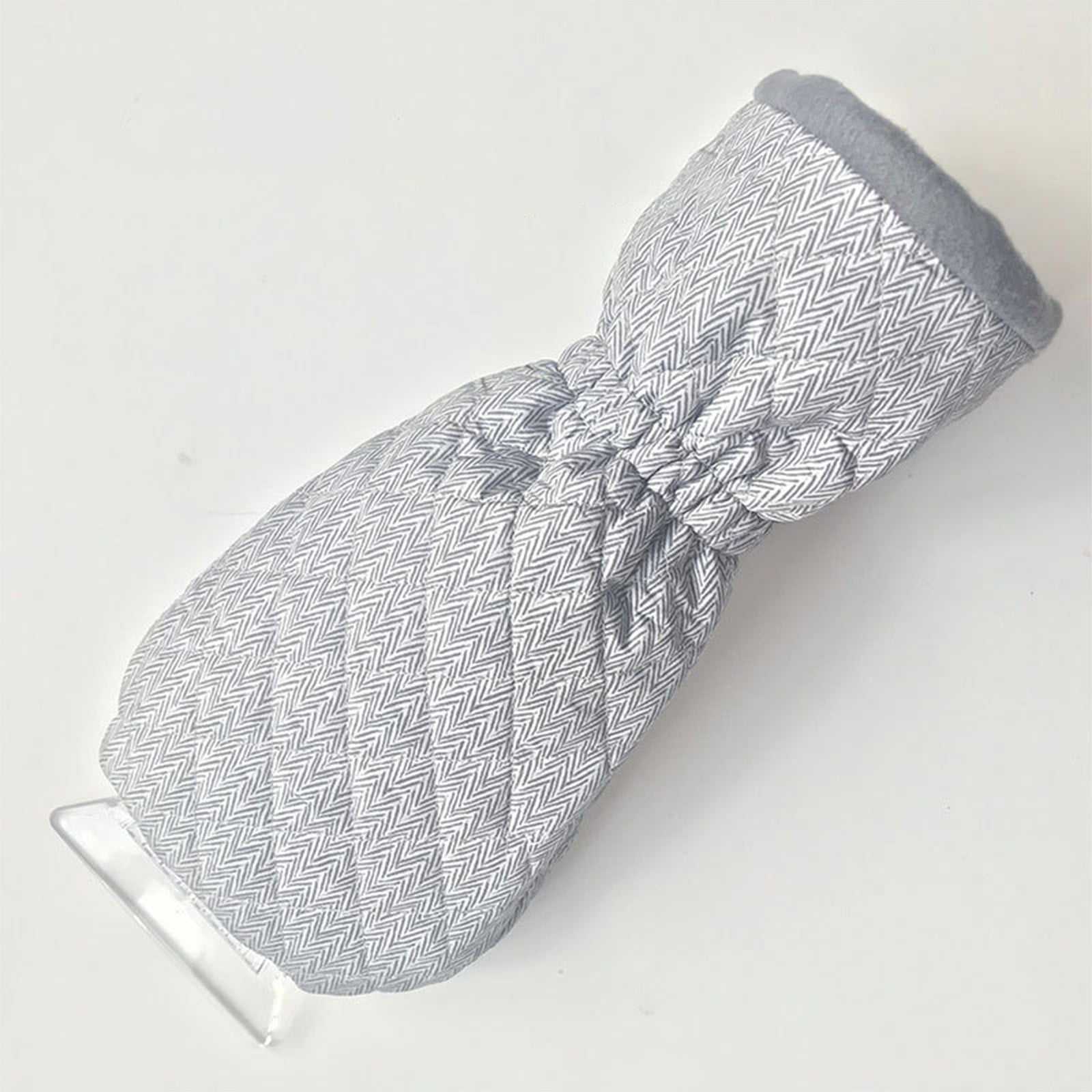 Ice Scraper with Glove Car Windshield Scraper for Ice and Snow Fleece Mitt Scrape and Remove Snow While Staying Warm