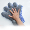Microfiber Waterproof Car Washing Mitt In Microfiber Material Car Wash Mitt Chenille Gloves