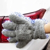 Microfiber Waterproof Car Washing Mitt In Microfiber Material Car Wash Mitt Chenille Gloves