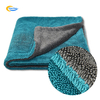 50x80cm Green Big Car Pro 1400gsm 1500 1600 1800 Double Side Microfiber Deluxe Dual Microfibre Drying Towel For Car Monster