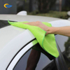 Wholesale Microfiber Car Wash Towel Water Absorbent Microfiber Blue Drying Towel Car Cleaning Cloths