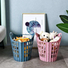 Large Foldable Plastic Laundry Basket Bathroom Storage Basket For Dirty Clothes with Foldable Organizer Basket for Toys