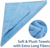 Car Drying Wash Detailing Buffing Polishing Towel with Plush Edgeless Microfiber Cleaning Cloth