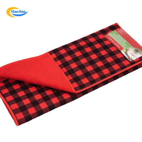 Kitchen Double-Sided Table Plate Design Dish Mats Thickened Microfiber Dish Drying Mat