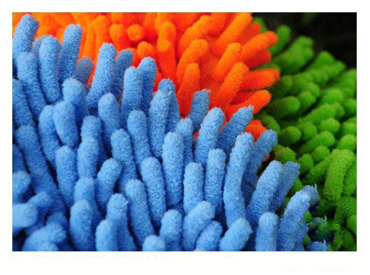 Wholesale Great Durability Car Wash Glove Wash Cleaning Mitt Microfiber Chenille Car Wash Mitt
