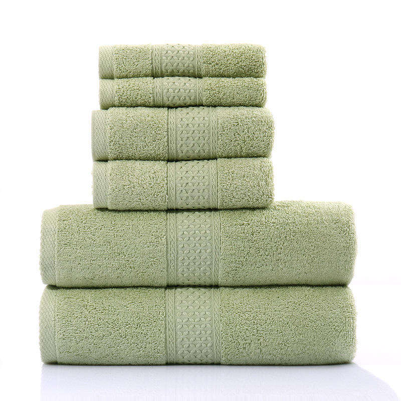 100% Cotton Custom Logo Luxury Face Hand Bath Towel Set 6 Pieces Towel Set
