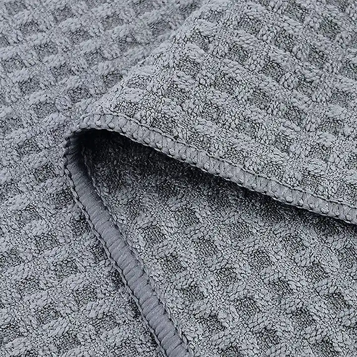 Car Products 30*30 cm Microfiber Towel Car Drying Towels Wash Cleaning Cloth with Custom Logo